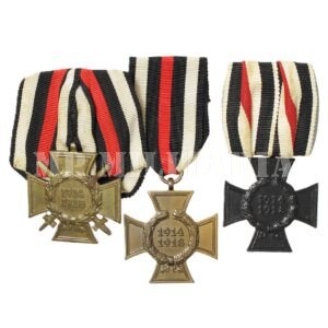 CONJUNTO DOS TRÊS MODELOS DA CRUZ DE HINDENBURG – I GUERRA