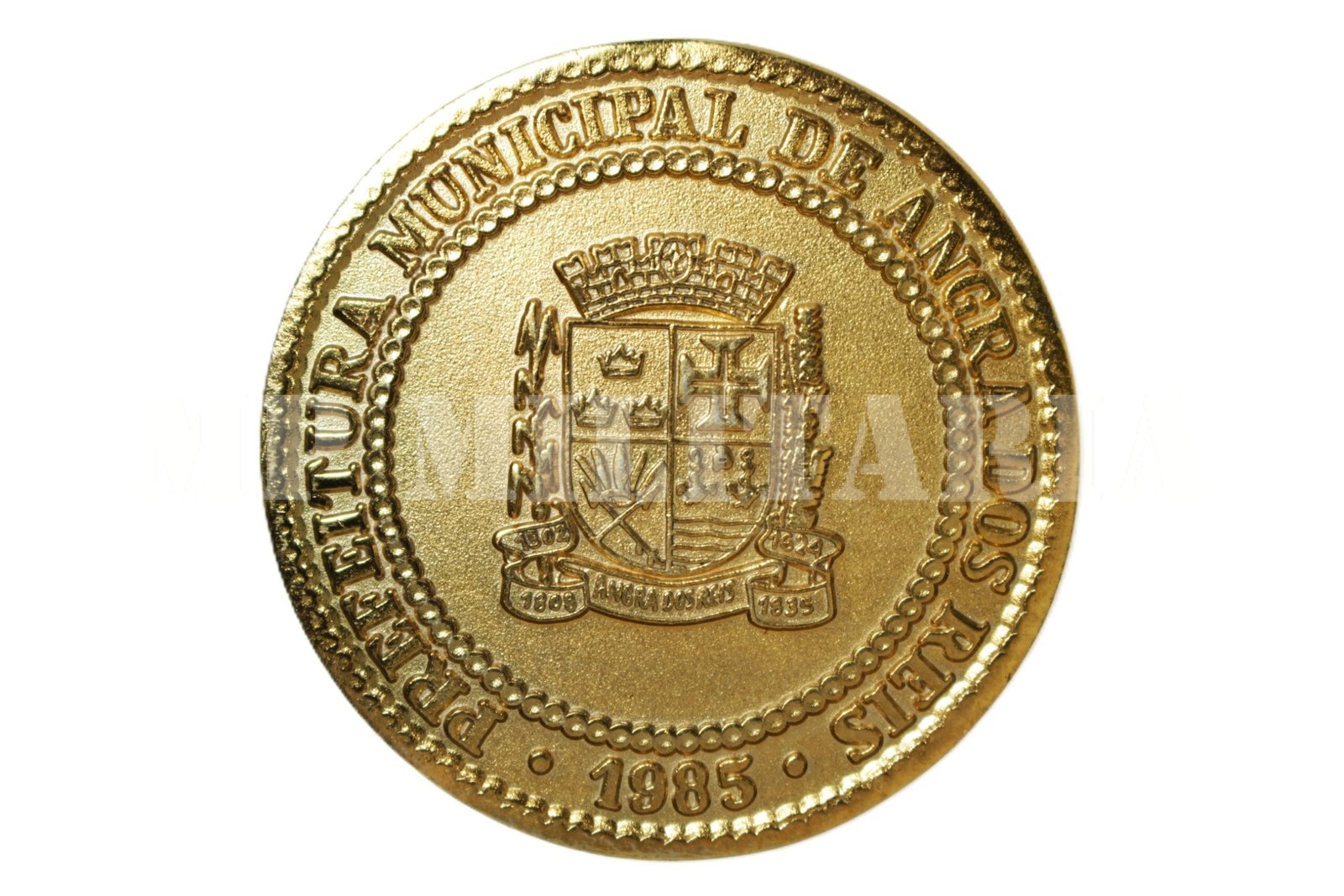 MEDALHA DO SESQUICENTENÁRIO DA ELEVAÇÃO DE ANGRA DOS REIS A CIDADE