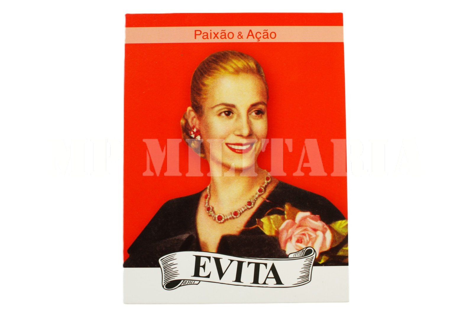 POSTAL COMEMORAIVO DA EXPOSIÇÃO EVITA – PAIXÃO E AÇÃO