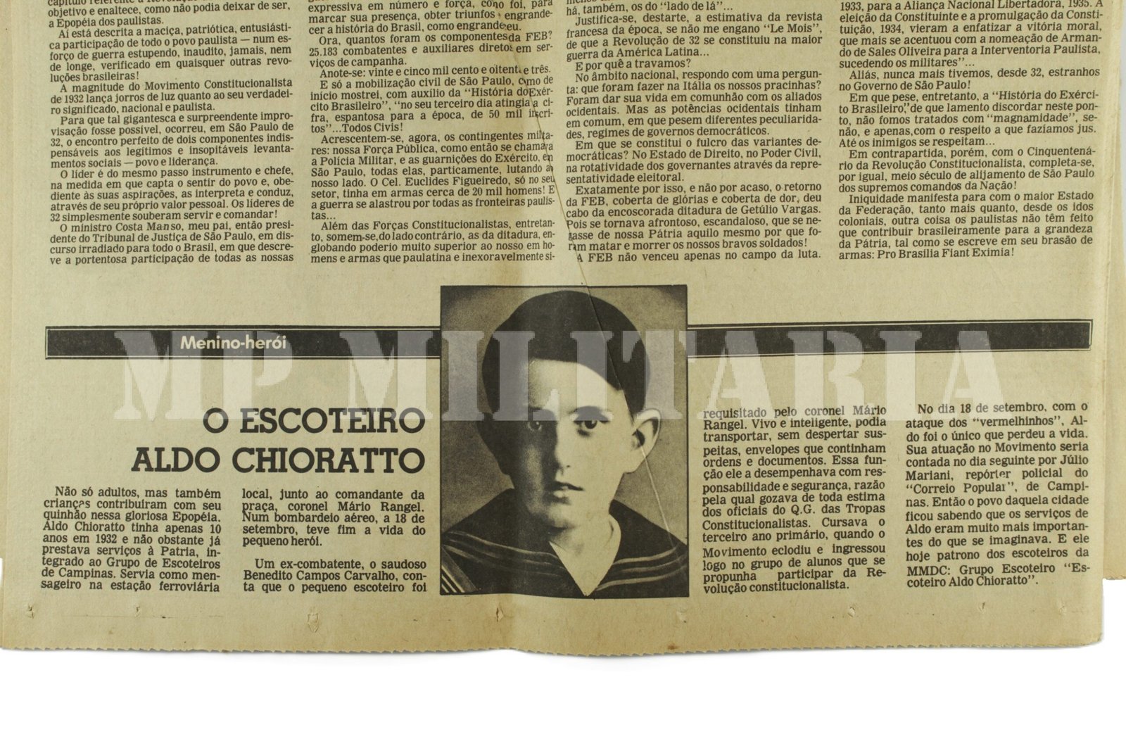 JORNAL “A GAZETA” CINQUENTENÁRIO DA REVOLUÇÃO DE 1932 - Imagem 8