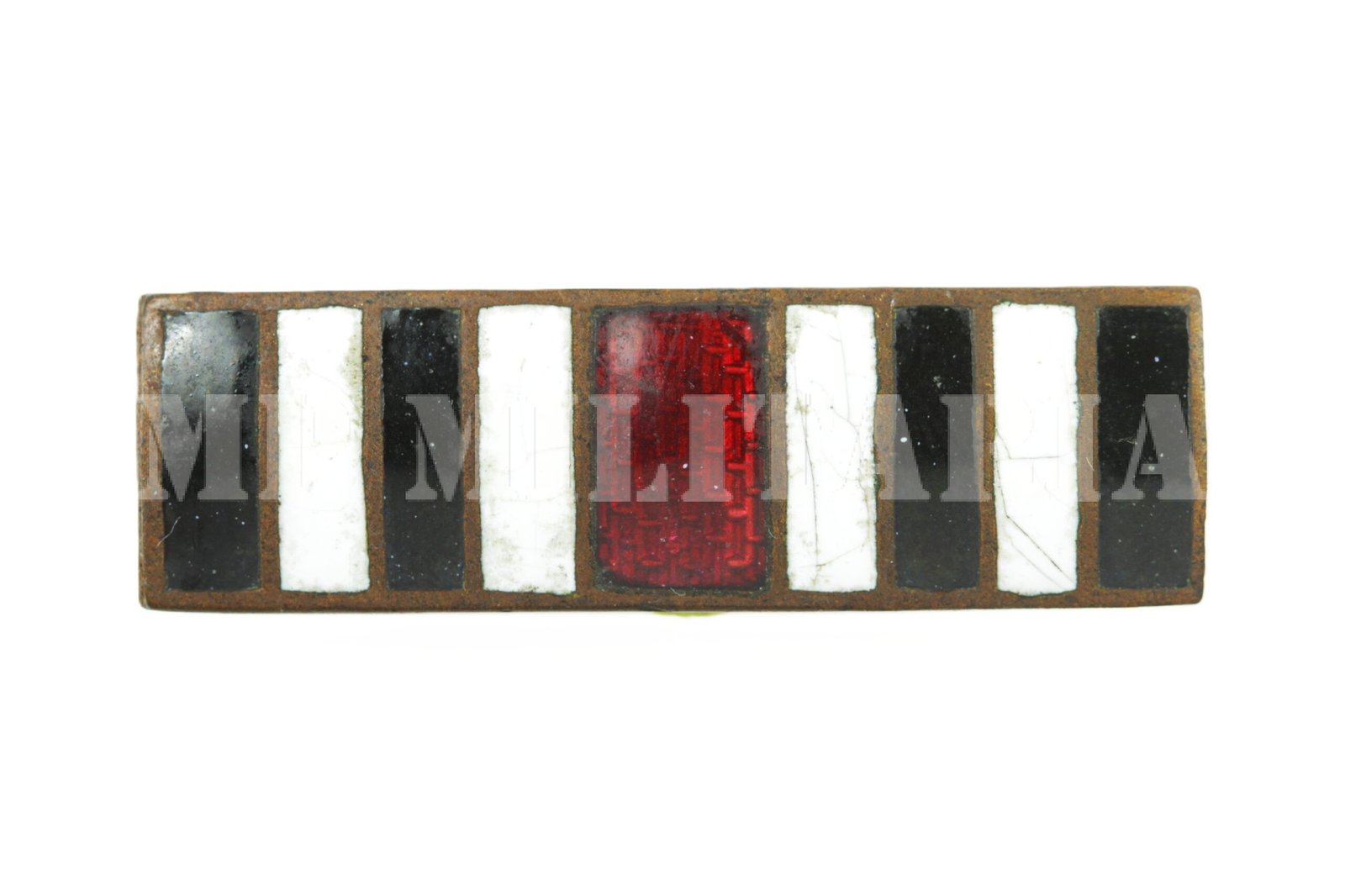 BARRETA DA MEDALHA VALOR MILITAR DA FORÇA PÚBLICA / POLÍCIA MILITAR DE SÃO PAULO - Imagem 2