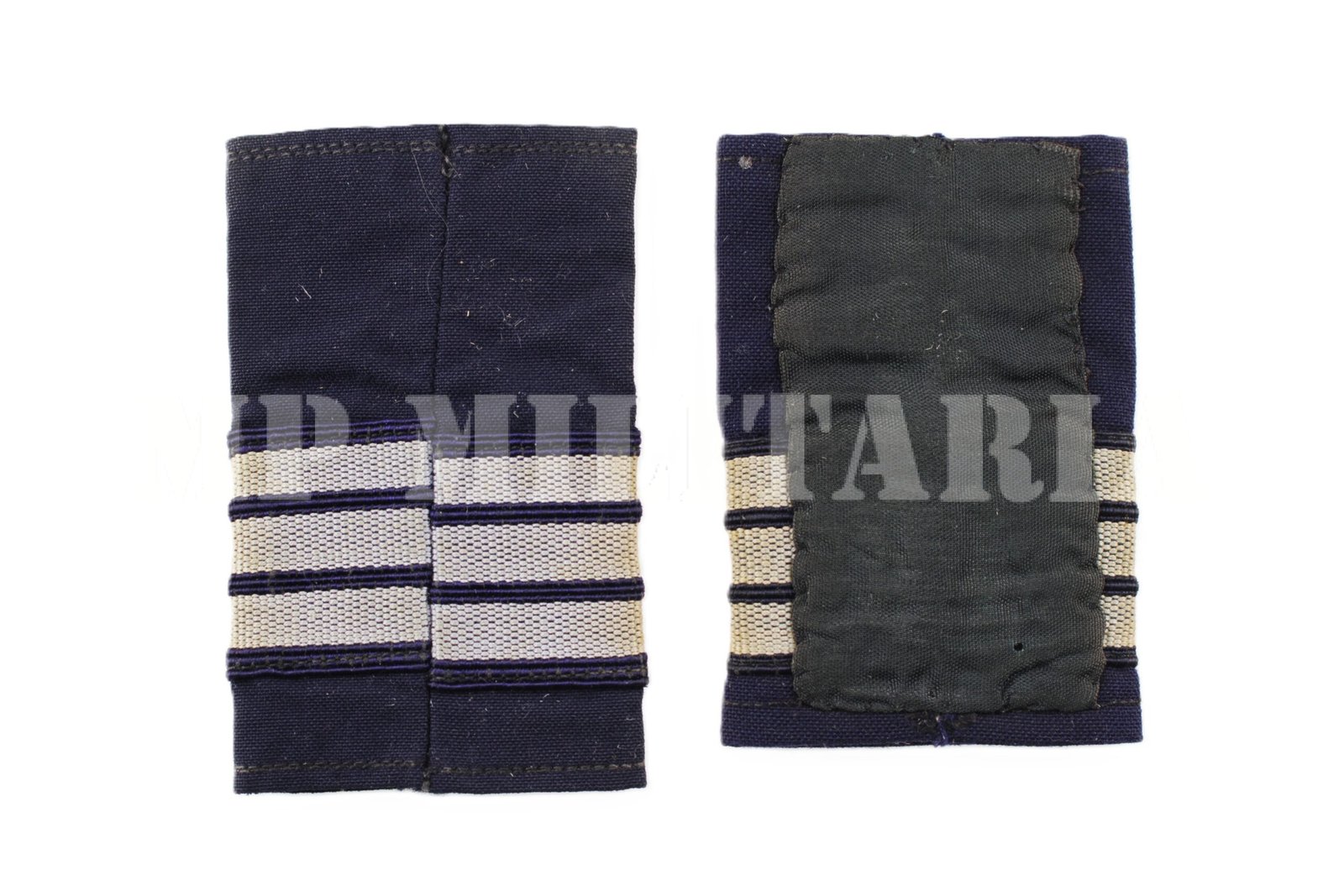 PAR DE PLATINAS EPAULETTES DE CAPITÃO DA FORÇA AÉREA DE PORTUGAL - Imagem 2