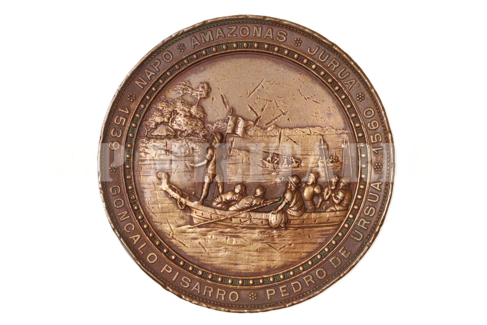 MEDALHA DE 1900 4º CENTENÁRIO DO DESCOBRIMENTO DO BRASIL – CONQUISTA AMAZONAS