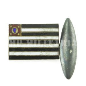 RARA ABOTOADURA BANDEIRA PAULISTA 9 LISTAS – REVOLUÇÃO DE 1932