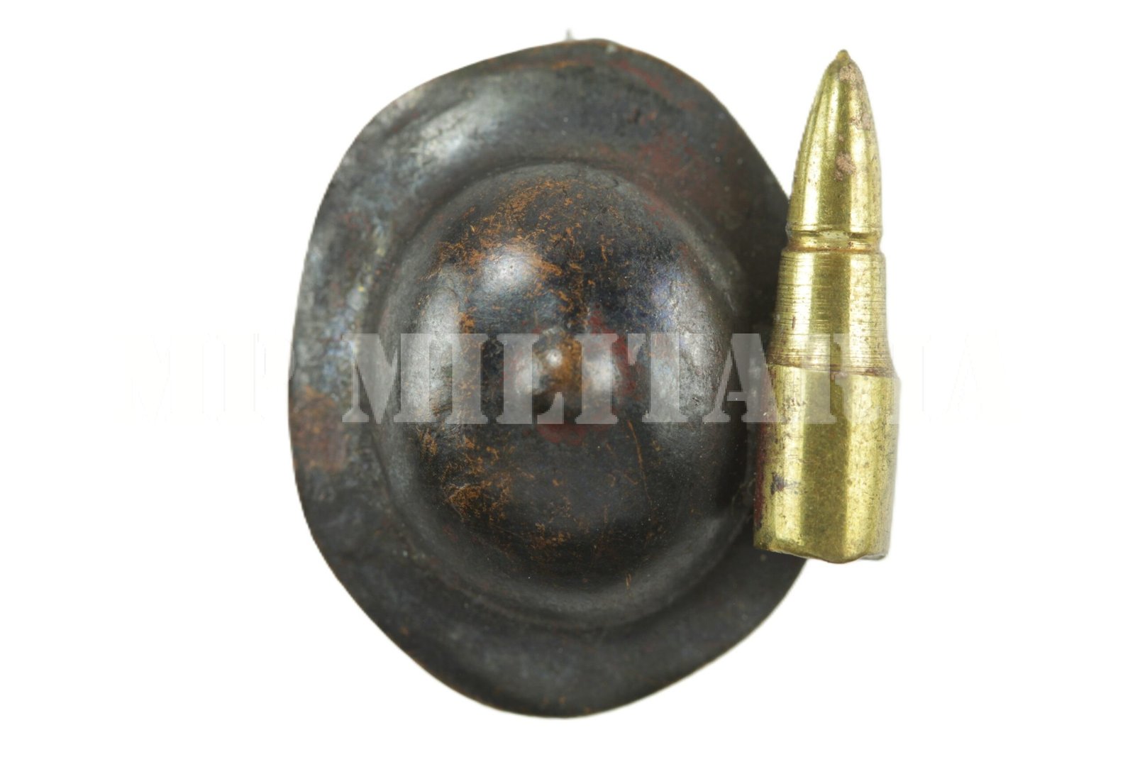 PIN CAPACETE COM BALA À DIREITA– REVOLUÇÃO DE 1932