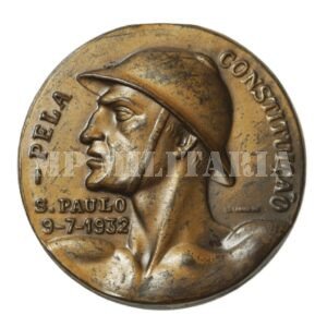 EMBLEMA CABEÇA DE SOLDADO DA CARTEIRA ELEITORAL – REVOLUÇÃO DE 1932