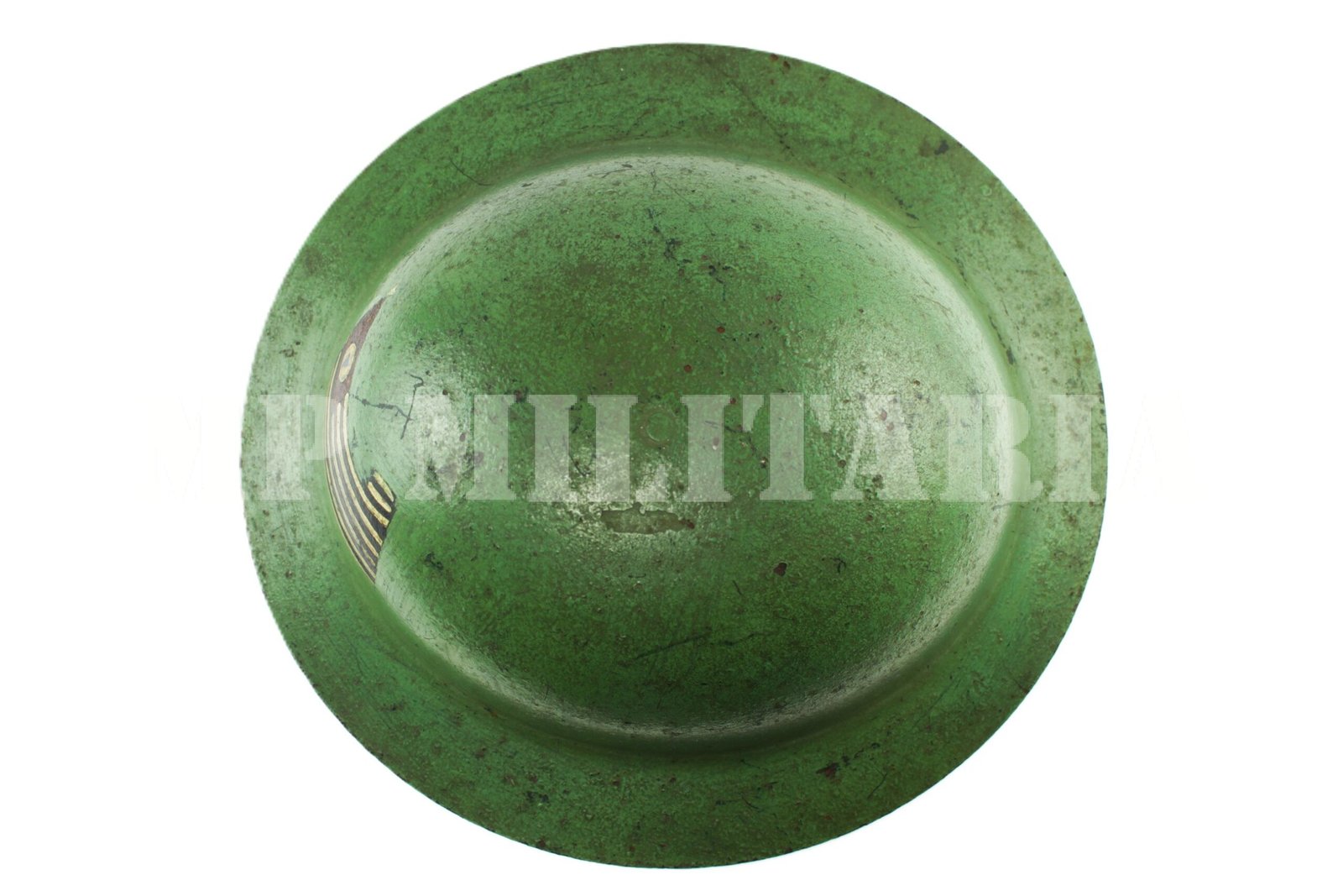 CAPACETE DE AÇO PAULISTA COM BANDEIRA ∙ MODELO INGLÊS – REVOLUÇÃO DE 1932 - Imagem 6