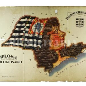 RARO CARTAZ / DIPLOMA DA PAULISTINHA • PRP – REVOLUÇÃO CONSTITUCIONALISTA