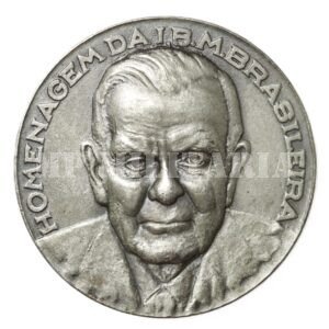 RARA MEDALHA 1ª CONVENÇÃO LATINO-AMERICANA DA IBM • PRATA – 1950