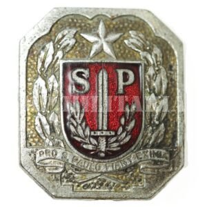 BRASÃO DE SÃO PAULO FEITO NO EXÍLIO EM PORTUGAL REVOLUÇÃO 32