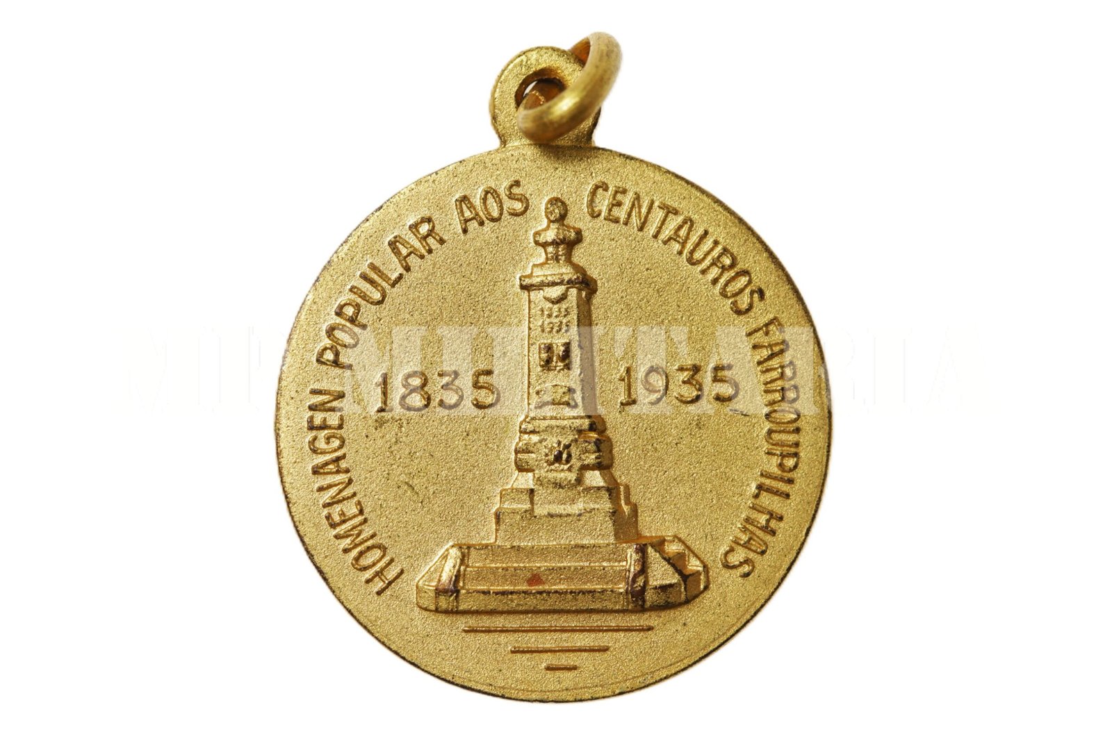MEDALHA COMEMORATIVA DA GUERRA DOS FARRAPOS E BENTO GONÇALVES – 1935 - Imagem 2