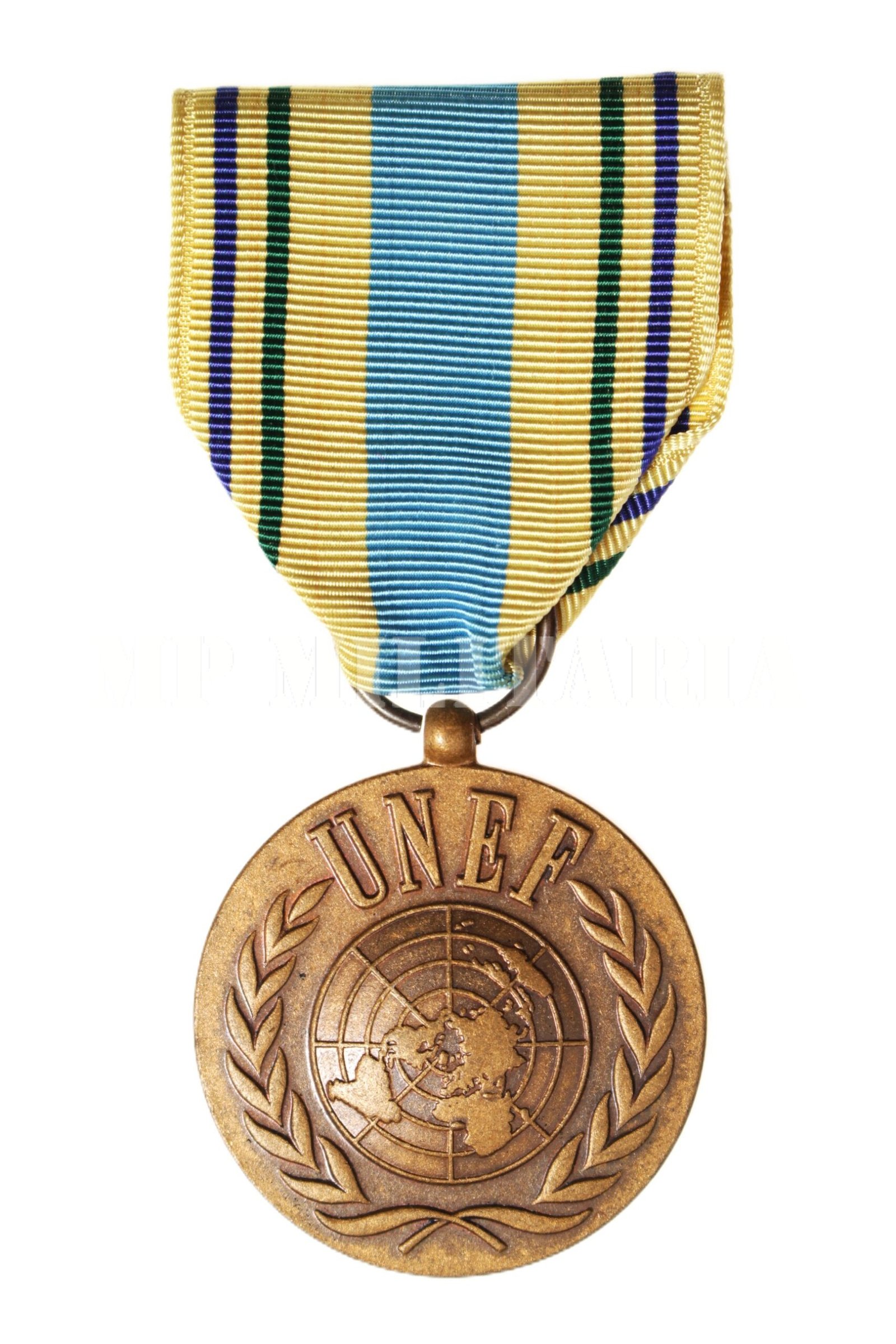 MEDALHA SERVIÇO DE PAZ DA ONU UNEF – SUEZ - Imagem 2