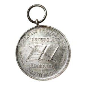 MEDALHA DE PRATA DOS 50 ANOS DO COLÉGIO FELIPPE NERY 1858 – 1908