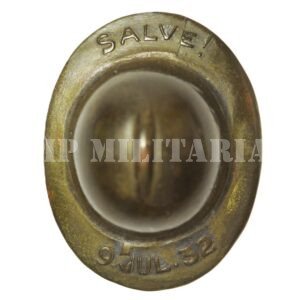 RARO PIN DE CAPACETE “SALVE! 9 JUL. 32” – REVOLUÇÃO DE 1932