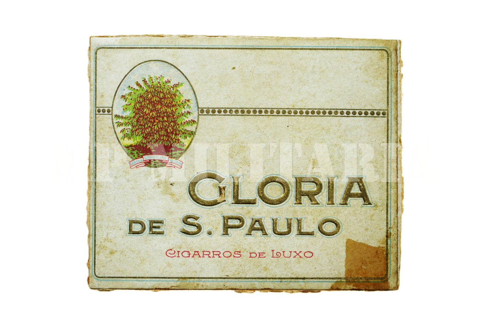 CARTEIRA DE CIGARROS “GLORIA DE S. PAULO” – REVOLUÇÃO DE 1932