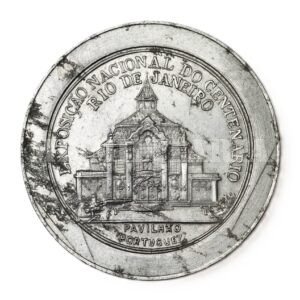 MEDALHA DE 1922 – CENTENÁRIO DA INDEPENDÊNCIA E EXPOSIÇÃO NACIONAL – PAVILHÃO PORTUGUÊS