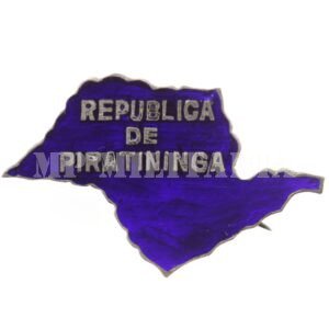 RARO PIN SEPARATISTA “REPÚBLICA DE PIRATININGA” – REVOLUÇÃO DE 1932