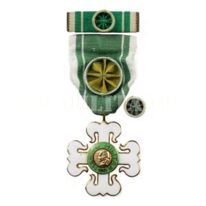 MEDALHA DA ORDEM DO MÉRITO MILITAR COM BARRETA E ROSETA – GRAU OFICIAL