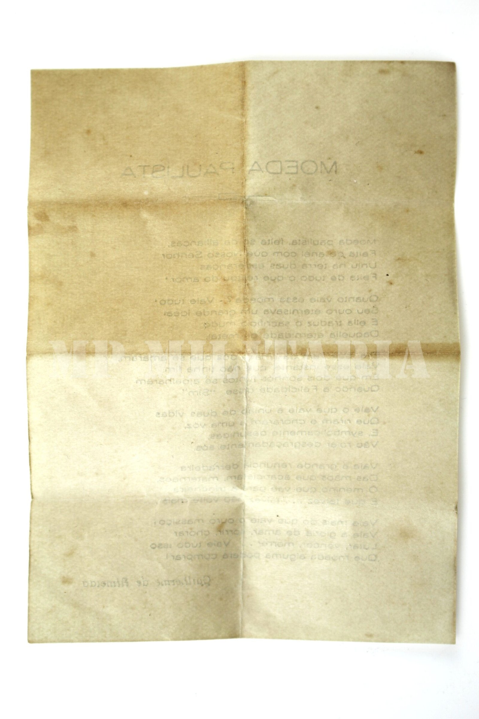 RARO BADGE DA MOEDA PAULISTA NA CAIXA E COM O POEMA – REVOLUÇÃO DE 32 - Imagem 3