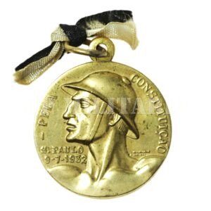 MEDALHA PELA CONSTITUIÇÃO • DOURADA - REVOLUÇÃO DE 1932