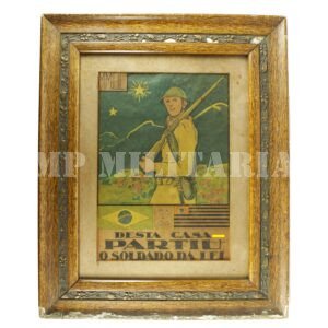 RARO CARTAZ DESTA CASA PARTIU O SOLDADO DA LEI • BATALHÃO BORBA GATO – REVOLUÇÃO DE 32