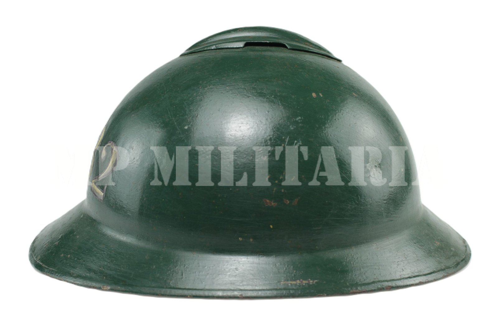 CAPACETE MODELO FRANÇÊS COM INSCRIÇÃO 1932 – REVOLUÇÃO DE 32 - Imagem 6