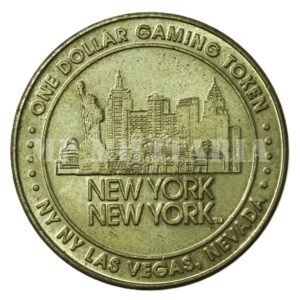 FICHA / TOKEN DO CASSINO NEW YORK NEW YORK DE LAS VEGAS
