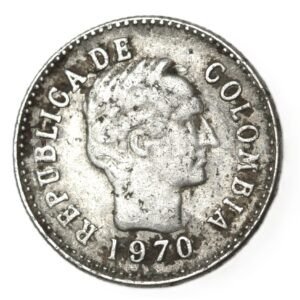 MOEDA DE 10 CENTAVOS DE 1970 – COLÔMBIA
