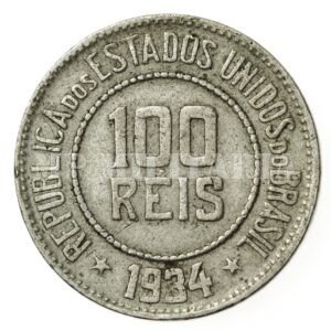MOEDA DE 100 REIS – 1934