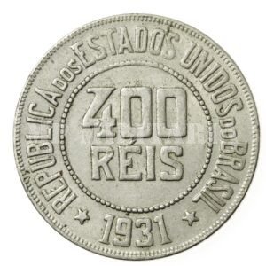 MOEDA DE 400 REIS – 1931