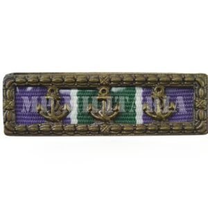 BARRETA DA MEDALHA DO MÉRITO MARINHEIRO COM 3 ÂNCORAS