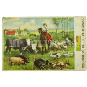 CARTÃO POSTAL COMISSÃO AGRÍCOLA “TUDO POR SÃO PAULO E PELO BRASIL” • REVOLUÇÃO DE 32