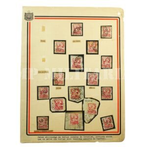 COLEÇÃO DE SELOS COM CARIMBOS DE DIVERSAS CIDADES • CORREIO MILITAR – REVOLUÇÃO DE 1932