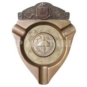 RARO CINZEIRO – BRASÃO, CAPACETE E ESPADA – REVOLUÇÃO DE 1932