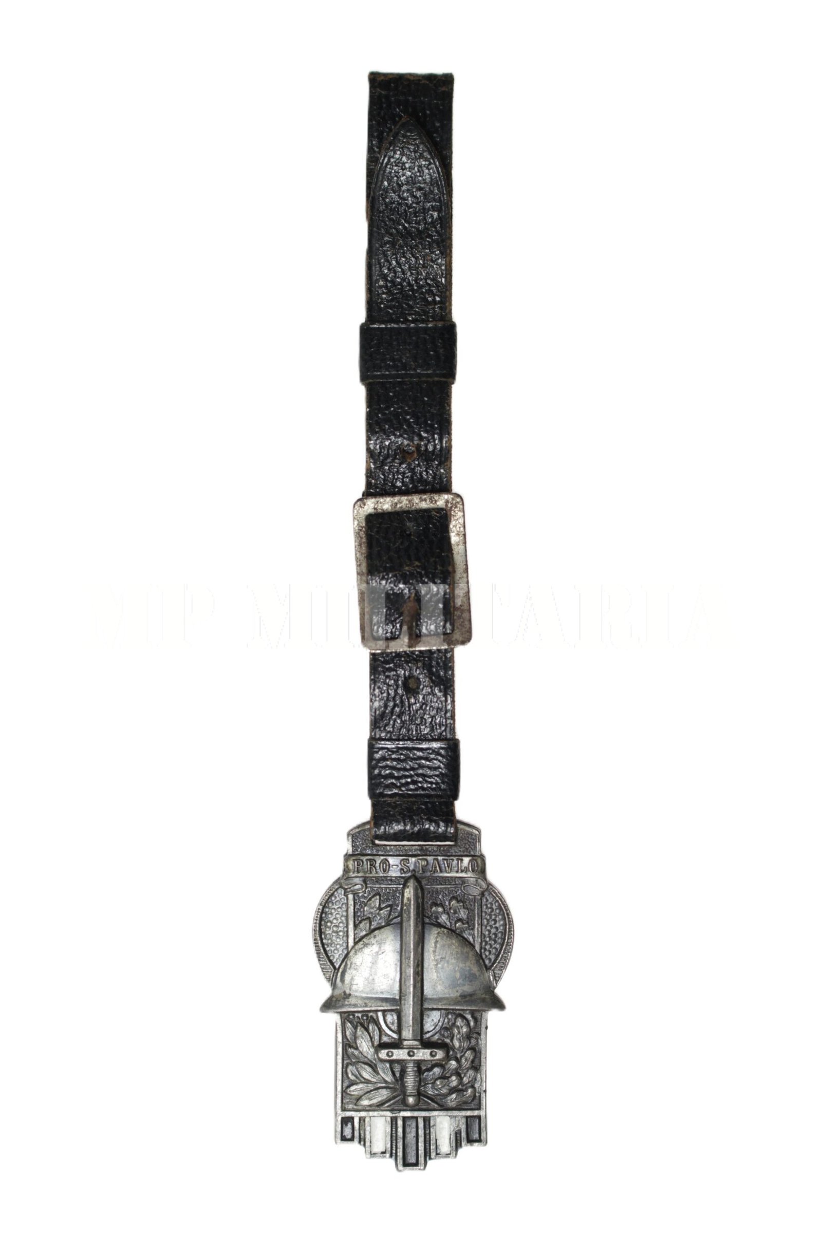 RARA CHATELAINE CAPACETE E ESPADA COM O COURO – REVOLUÇÃO DE 1932 - Imagem 2