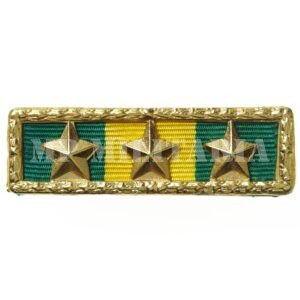 BARRETA DA MEDALHA MILITAR DE 30 ANOS DE BONS SERVIÇOS