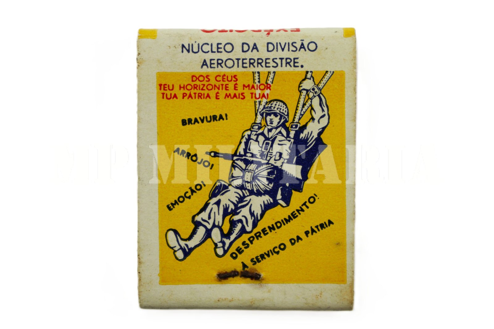 FÓSFORO DA ANTIGA DIVISÃO DE PÁRA-QUEDISTAS BRASILEIRA ANOS 50 - Imagem 2