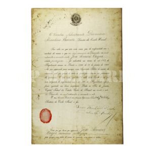 DOCUMENTO CARTA DE NAVEGAÇÃO • ESCOLA NAVAL DA MARINHA DO BRASIL – 1898