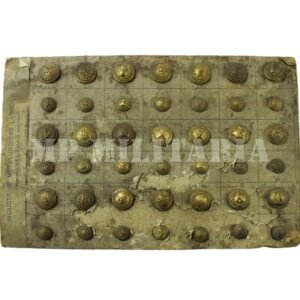 RARA COLEÇÃO DE BOTÕES MILITARES BRASILEIROS – ANOS 1930