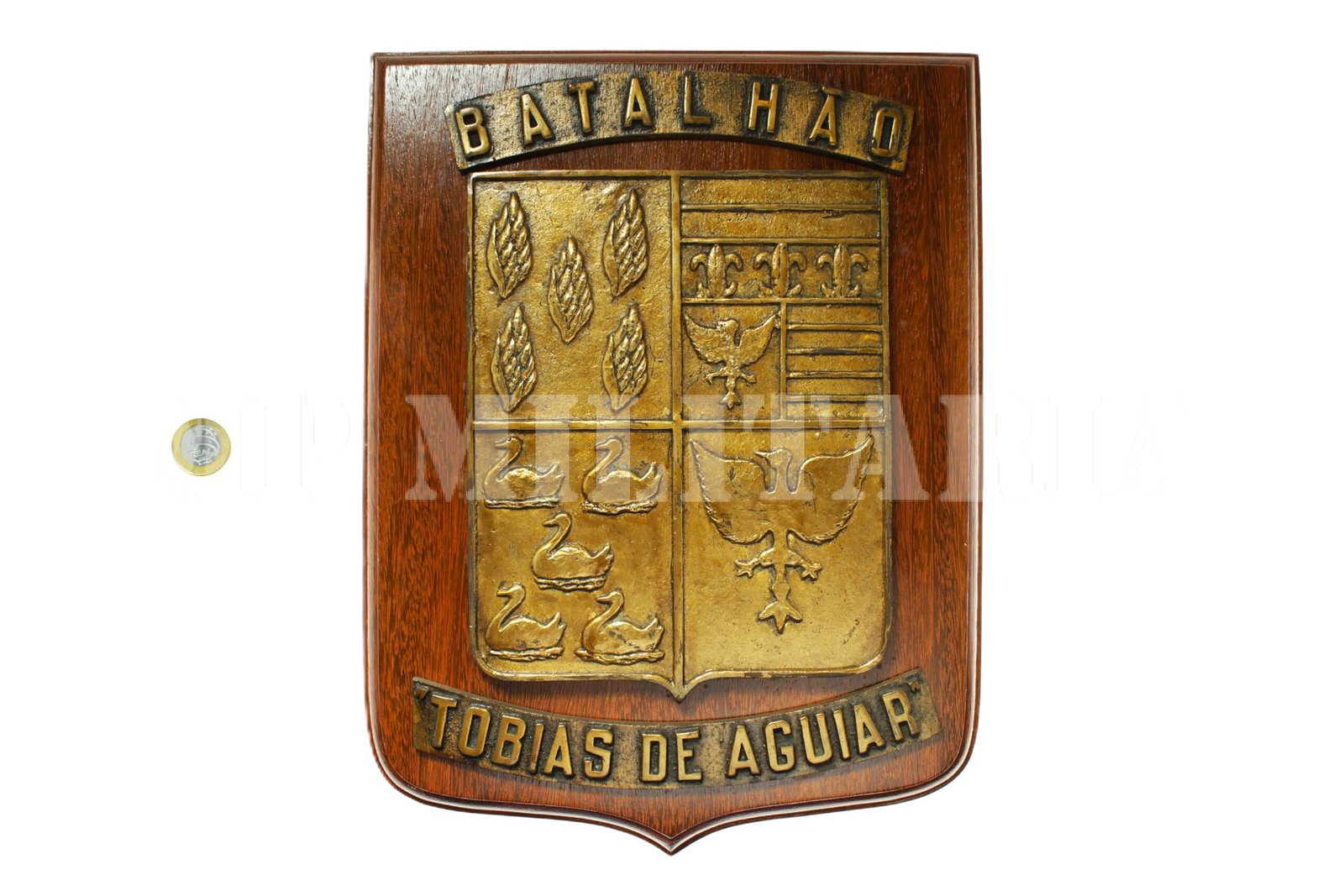 RARÍSSIMA PANÓPLIA / PLACA DA ROTA • POLÍCIA MILITAR DE SÃO PAULO – ANOS 70