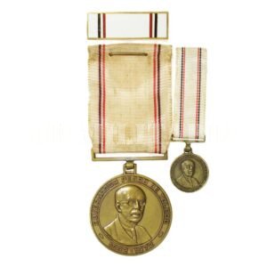 MEDALHA GOVERNADOR PEDRO DE TOLEDO 1932 – 1972, COM MINIATURA – REVOLUÇÃO DE 1932