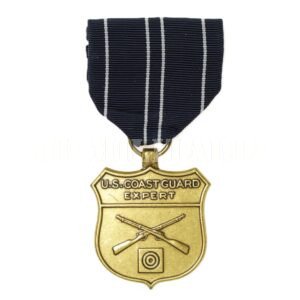MEDALHA DE ATIRADOR ESPECIALISTA DA GUARDA COSTEIRA - COAST GUARD EXPERT RIFLE MEDAL