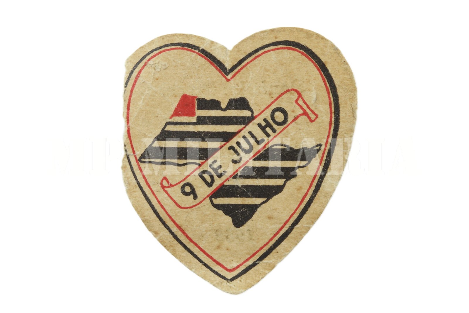 PEQUENO CARTÃO 9 DE JULHO DOS 4 ANOS DA REVOLUUÇÃO DE 1932