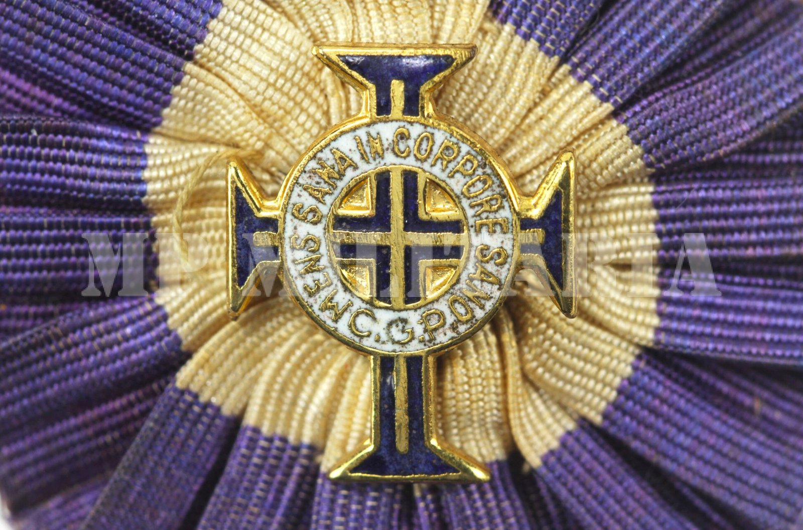 ANTIGO DISTINTIVO MENS SANA IN CORPORE SANO - Imagem 3