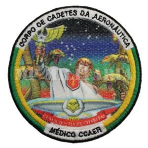 PATCH / BOLACHA DE MÉDICO DO CORPO DE CADETES DA AERONÁUTICA CCAer AFA – FAB