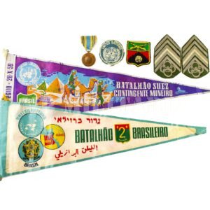 RARO LOTE DE UM PRIMEIRO SARGENTO DA MISSÃO DE PAZ DA ONU UNEF - SUEZ