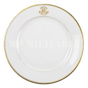 PRATO DE PORCELANA COM MONOGRAMA DA ARISTOCRACIA BRASILEIRA