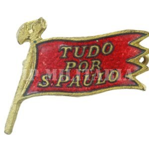 PIN BANDEIRA “TUDO POR SÃO PAULO” • ESMALTADO – REVOLUÇÃO DE 32