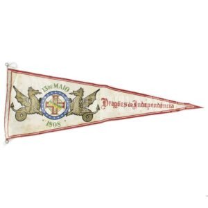 ANTIGA FLÂMULA DOS DRAGÕES DA INDEPENDÊNCIA 1º 1º RCGd