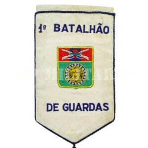 ANTIGA FLÂMULA AZUL DO 1º BATALHÃO DE GUARDAS 1º BG – ANOS 70